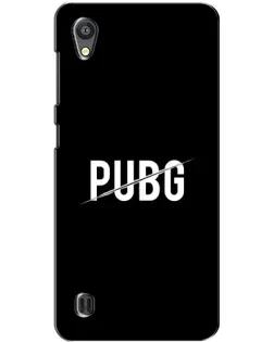 Чехол для ZTE Blade A5 с картинкой «PUBG — белый логотип»