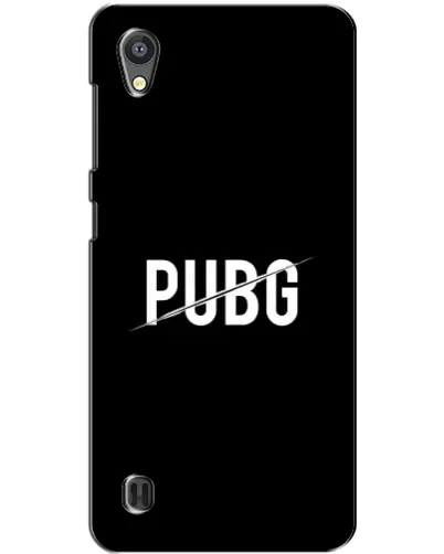 Чехол для ZTE Blade A5 с картинкой «PUBG — белый логотип»
