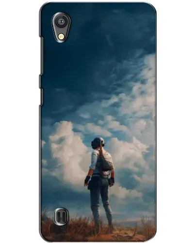 Чехол для ZTE Blade A5 с картинкой «Герой PUBG на скале»