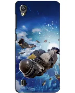 Чехол для ZTE Blade A5 с картинкой «Десант PUBG — прыжок»
