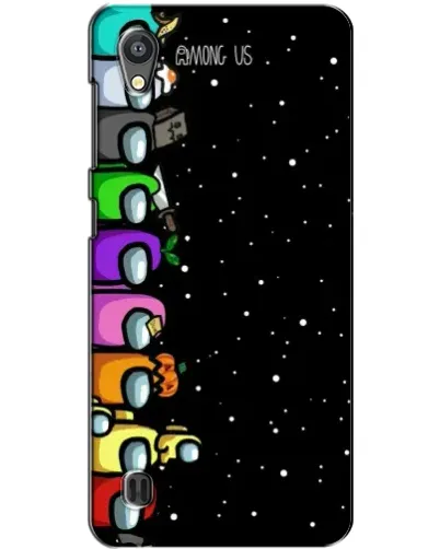 Чехол для ZTE Blade A5 с картинкой «Команда Among Us»