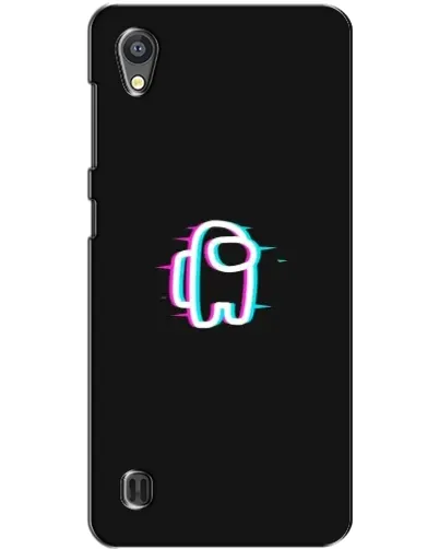 Чехол для ZTE Blade A5 с картинкой «Among Us неон»