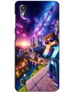Чохол для ZTE Blade A5 з картинкою «Стів та космос» Чохол для ZTE Blade A5 з картинкою «Стів та космос»