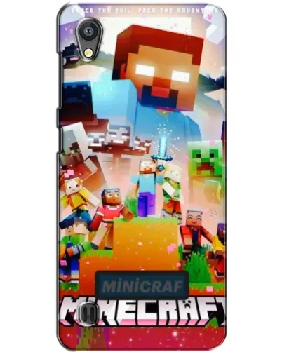 Чехол для ZTE Blade A5 с картинкой «Minecraft герои игры»
