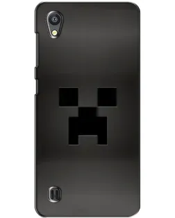 Чехол для ZTE Blade A5 с картинкой «Черный крипер градиент»