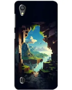 Чехол для ZTE Blade A5 с картинкой «Вид из пещеры»