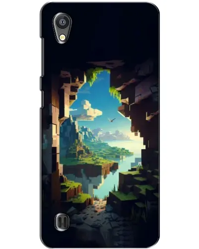 Чехол для ZTE Blade A5 с картинкой «Вид из пещеры»