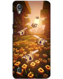 Чехол для ZTE Blade A5 с картинкой «Поле подсолнухов»