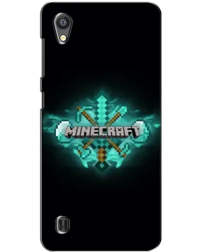 Чехол для ZTE Blade A5 с картинкой «Minecraft Diamond лого»