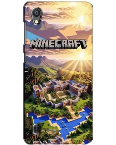 Чехол для ZTE Blade A5 с картинкой «Minecraft панорама»