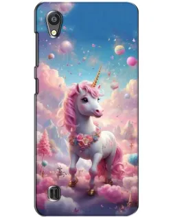 Чехол для ZTE Blade A5 с картинкой «Единорог среди облаков»