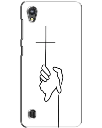 Чехол для ZTE Blade A5 с картинкой «Рука держит»