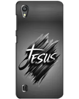 Чехол для ZTE Blade A5 с картинкой «Надпись Jesus Graffiti»