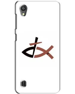 Чехол для ZTE Blade A5 с картинкой «Рыба и крест»