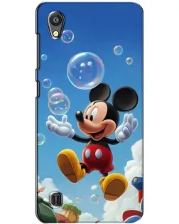 Чехол для ZTE Blade A5 с картинкой «Mickey и мыльные пузыри»