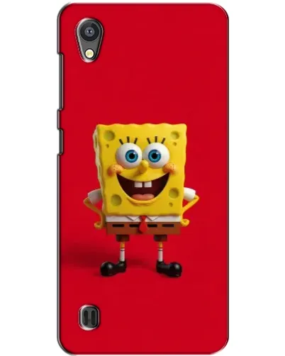 Чехол для ZTE Blade A5 с картинкой «Спанч Боб на красном»