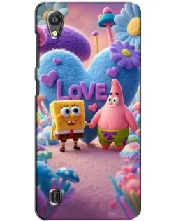 Чехол для ZTE Blade A5 с картинкой «Губка Боб Патрик»