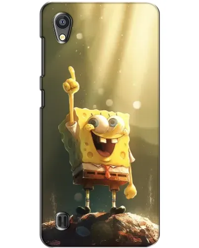 Чехол для ZTE Blade A5 с картинкой «Сияющий Спанч Боб»