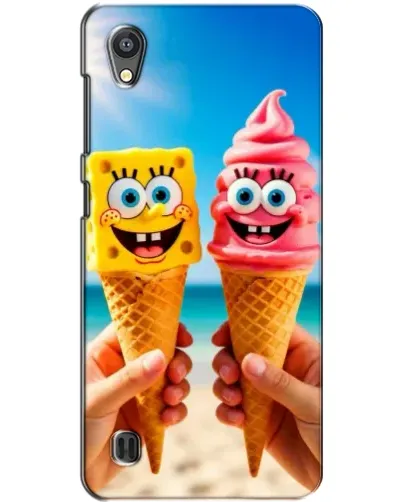Чехол для ZTE Blade A5 с картинкой «Спанч Боб мороженое»