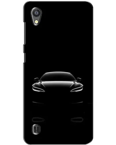 Чехол для ZTE Blade A5 с картинкой «Силуэт Tesla Night»