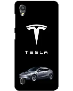 Чехол для ZTE Blade A5 с картинкой «Tesla Model Y»