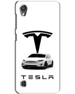 Чехол для ZTE Blade A5 с картинкой «Tesla White Style»