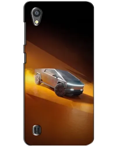 Чехол для ZTE Blade A5 с картинкой «Cybertruck в пустыне»