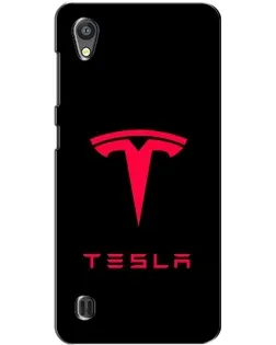 Чехол для ZTE Blade A5 с картинкой «Tesla Red Logo»