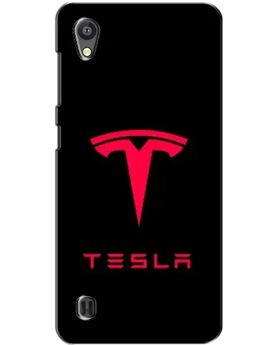 Чехол для ZTE Blade A5 с картинкой «Tesla Red Logo»