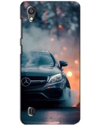 Чехол для ZTE Blade A5 с картинкой «Mercedes — ночной город»