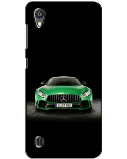 Чехол для ZTE Blade A5 с картинкой «Mercedes — неоновый лого»