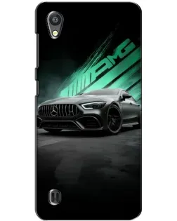 Чехол для ZTE Blade A5 с картинкой «Темный Mercedes AMG»