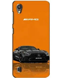 Чехол для ZTE Blade A5 с картинкой «Оранжевый Mercedes AMG»