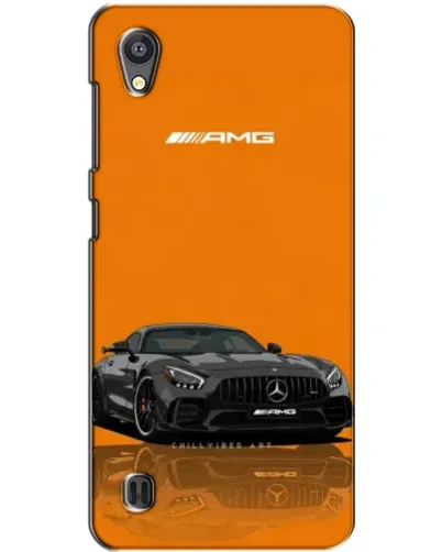Чехол для ZTE Blade A5 с картинкой «Оранжевый Mercedes AMG»