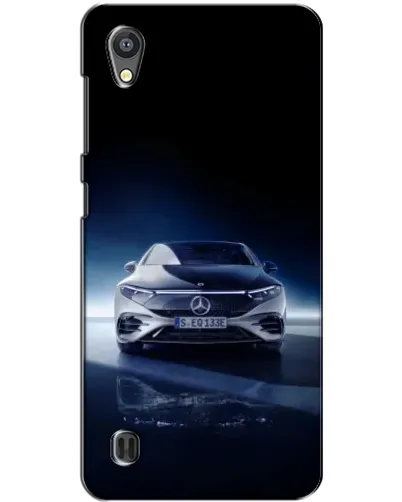 Чехол для ZTE Blade A5 с картинкой «Ночной Mercedes EQ»