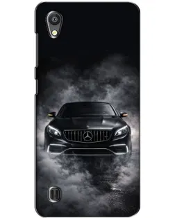 Чехол для ZTE Blade A5 с картинкой «Mercedes в дыму»