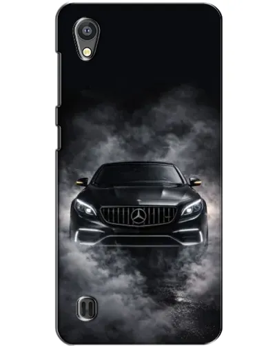 Чехол для ZTE Blade A5 с картинкой «Mercedes в дыму»