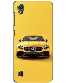 Чехол для ZTE Blade A5 с картинкой «Желтый Mercedes GT»