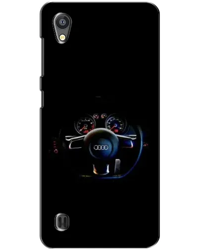 Чехол для ZTE Blade A5 с картинкой «Салон Audi — руль»