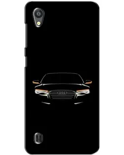 Чехол для ZTE Blade A5 с картинкой «Audi — ночной контур»