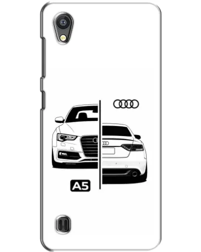 Чехол для ZTE Blade A5 с картинкой «Audi — контрастный дизайн»