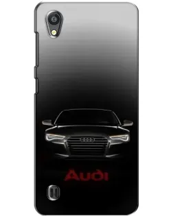 Чехол для ZTE Blade A5 с картинкой «Audi — градиентный контур»