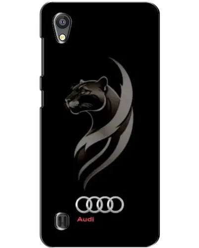 Чехол для ZTE Blade A5 с картинкой «Графика — пантера и Audi»