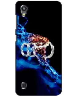 Чехол для ZTE Blade A5 с картинкой «Энергия лого Audi»