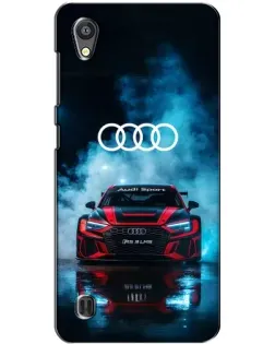 Чехол для ZTE Blade A5 с картинкой «Audi Sport — неон»