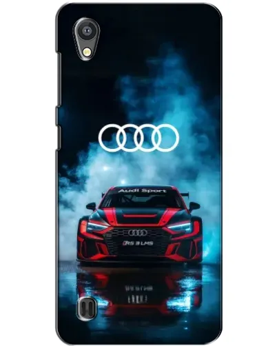 Чехол для ZTE Blade A5 с картинкой «Audi Sport — неон»