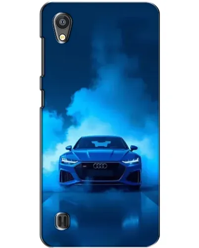 Чехол для ZTE Blade A5 с картинкой «Audi — голубая энергия»