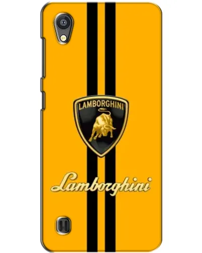 Чохол для ZTE Blade A5 з картинкою «Lamborghini Stripe жовтий»