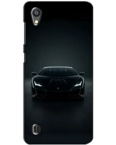 Чохол для ZTE Blade A5 з картинкою «Чорний Lamborghini Aventador»