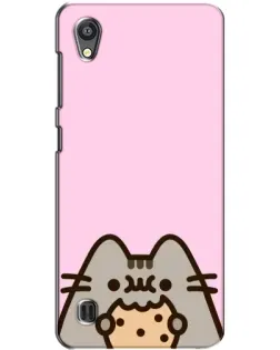 Чохол для ZTE Blade A5 з картинкою «Pusheen та печиво»